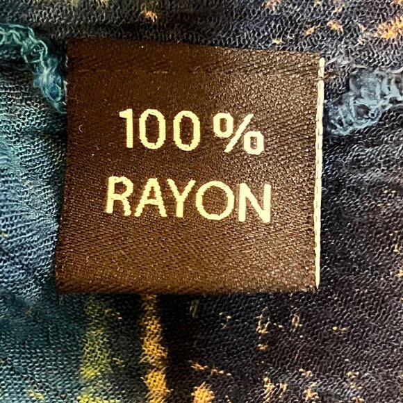 Greater Good Womens 4X Sleeveless Tie-Dye Tunic Top 100% Rayon Multicolor Boho - Picture 7 of 11